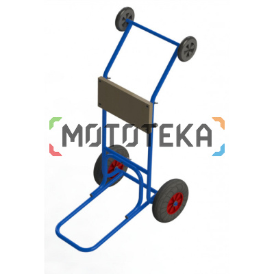 Тележка Техномарин для ПЛМ с дополнительными колесами (уц)